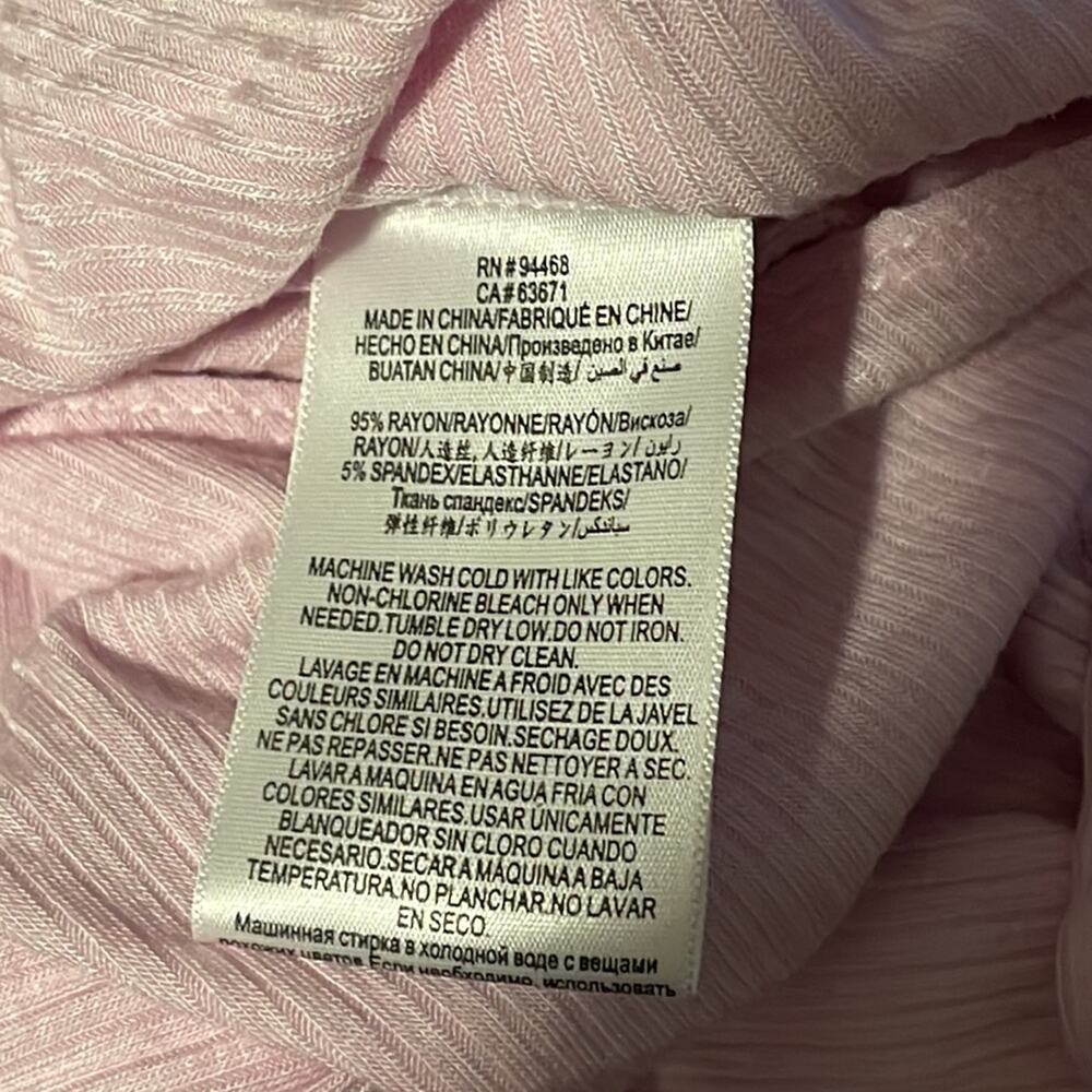 BCBGeneration Surplice Wrap Tie Knit Bodysuit in Lilac NWT SIZE XS - Picture 11 of 11